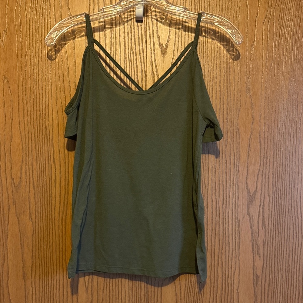 SO Olive Green Camisole Top